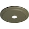 Ekena Millwork Crendon Ceiling Medallion (Canopies up to 4 3/8"), 24 1/8"OD x 4 3/8"ID x 2 1/4"P, Spartan Stone CM24CRSSF - alternate 4
